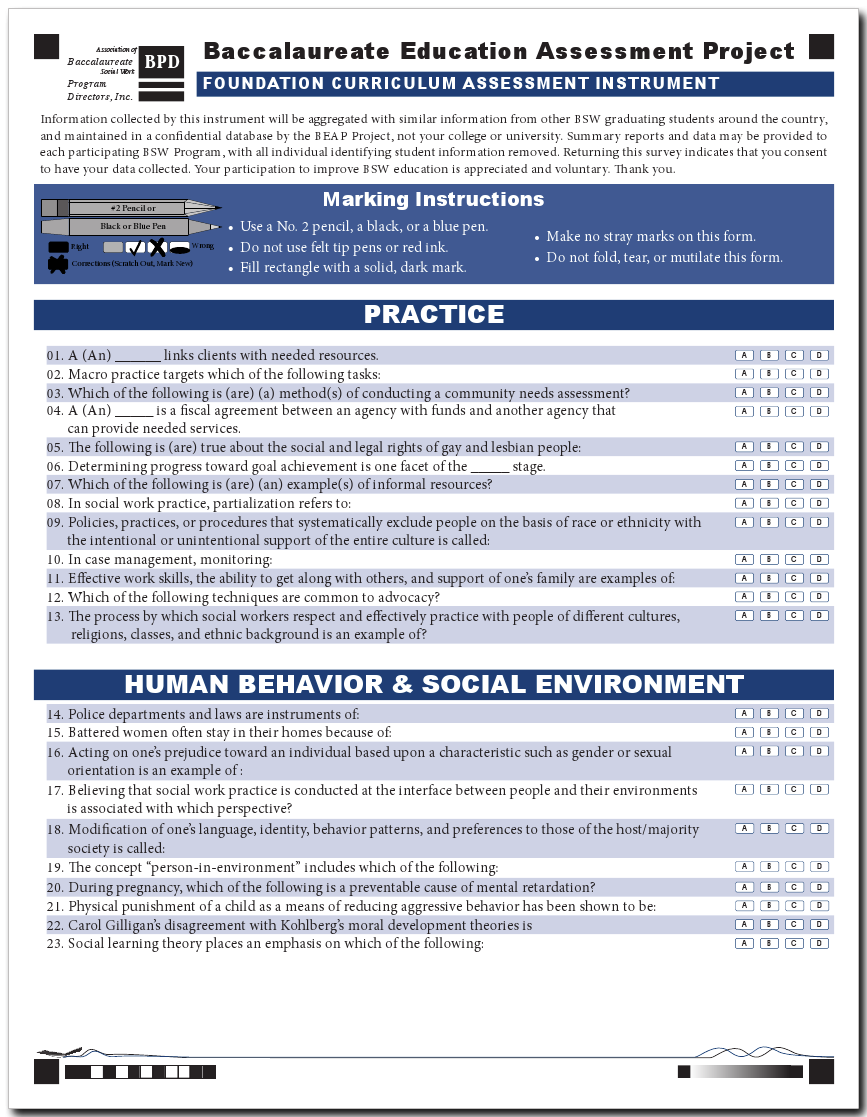 bsw-curriculum-instrument-social-work-education-assessment-project